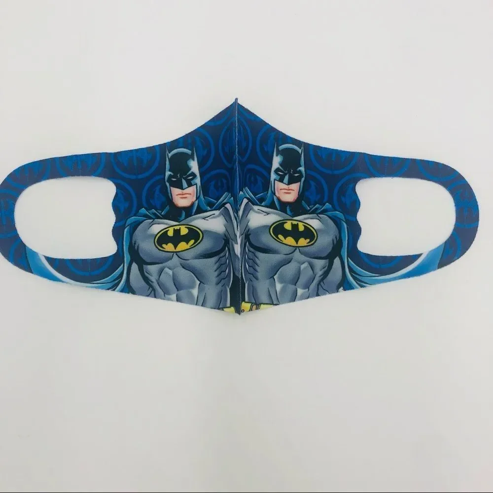Brand New Kids Batman Reusable Face‎ Mask Material Ice Silk